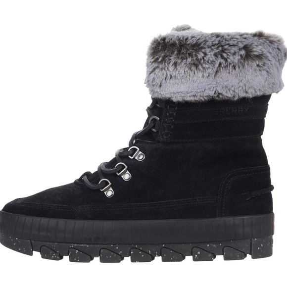 Sperry Torrent Winter Laceup Black Boot Women's Size 7.5 US - Picture 3 of 5